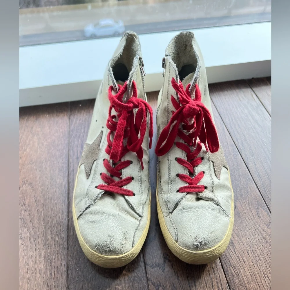 Golden Goose GGDB FRANCY high top authentic sneakers size 41 - Picture 3 of 5